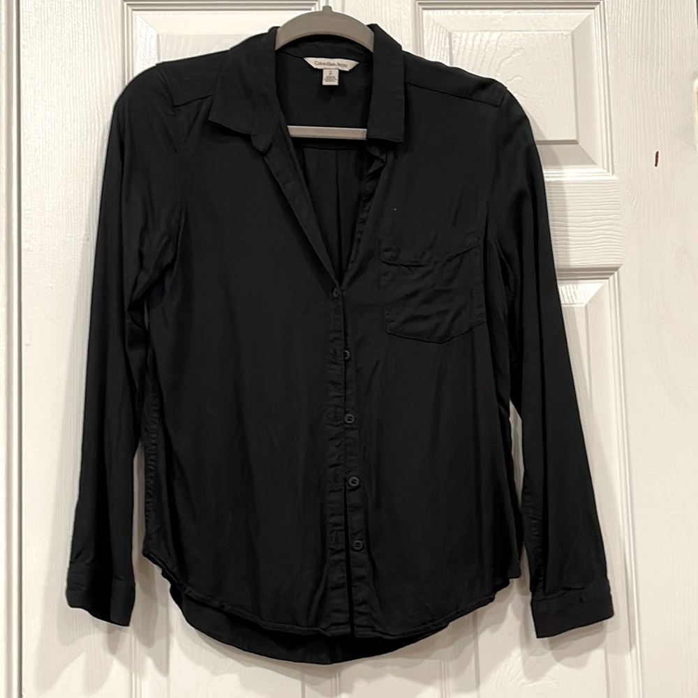 CALVIN KLEIN JEANS BOTTOM DOWN SHIRT